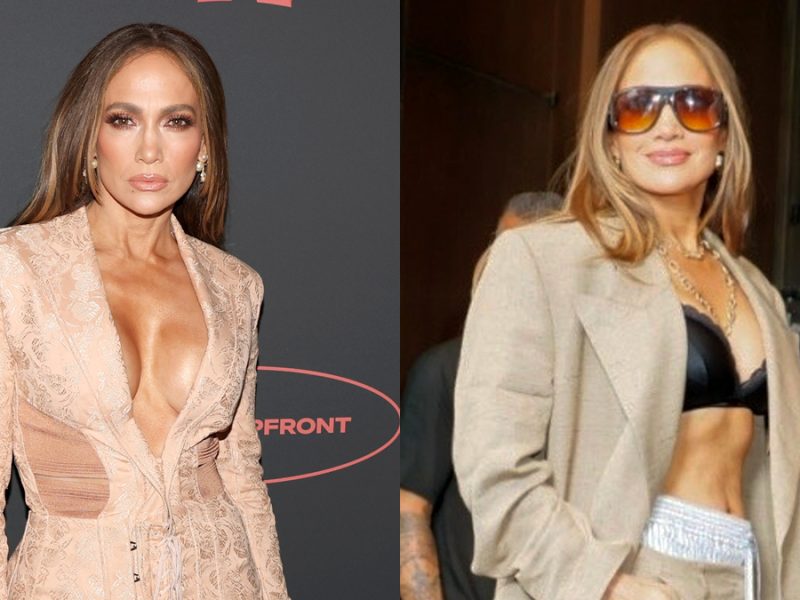 Jennifer Lopez promove filme ‘Office Romance’ na Netflix Upfront, fala sobre química com Brett Goldstein
