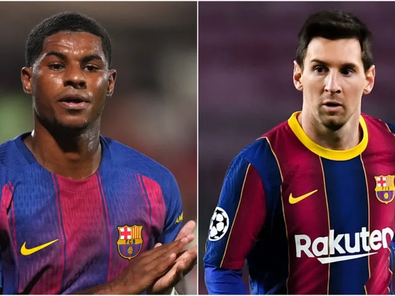 Marcus Rashford acaba com o status de Lionel Messi como o único artilheiro de falta do Barcelona contra o Real Madrid no século 21