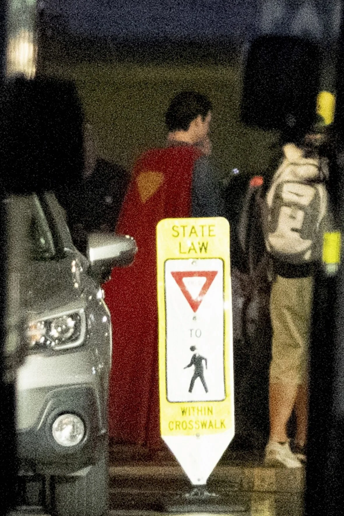 David Corenswet no set do Homem do Amanhã