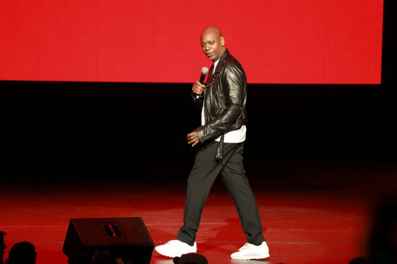 Dave Chappelle fazendo trocação