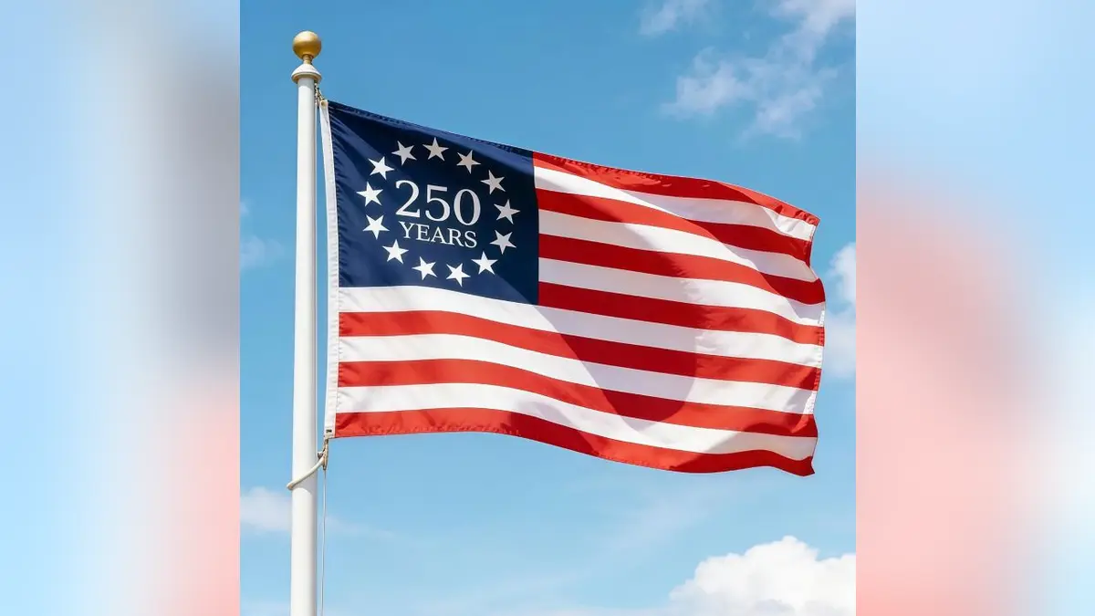 Hang this American flag outside your home and let it wave proudly in the wind during this historic celebration.