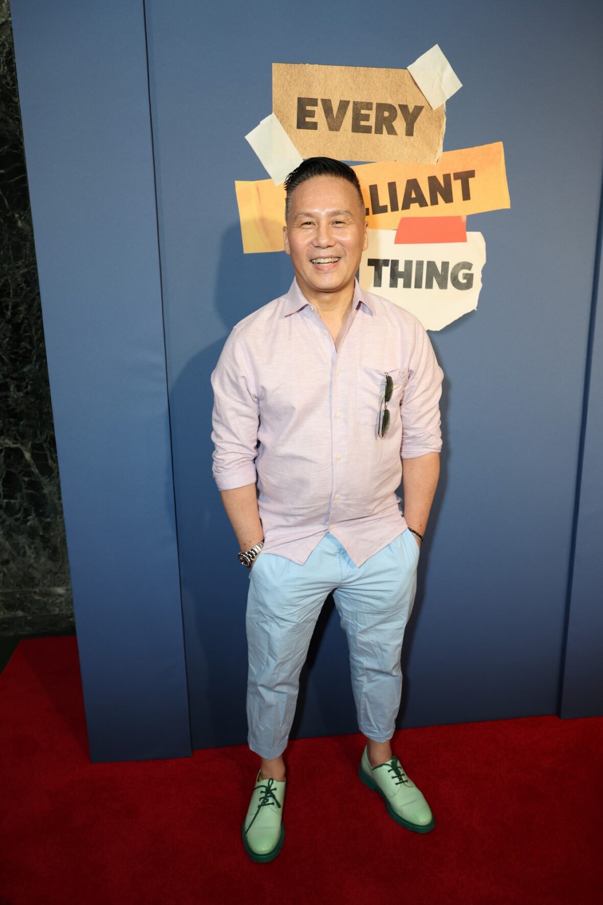 Celebridades na noite de estreia de sua estreia na Broadway