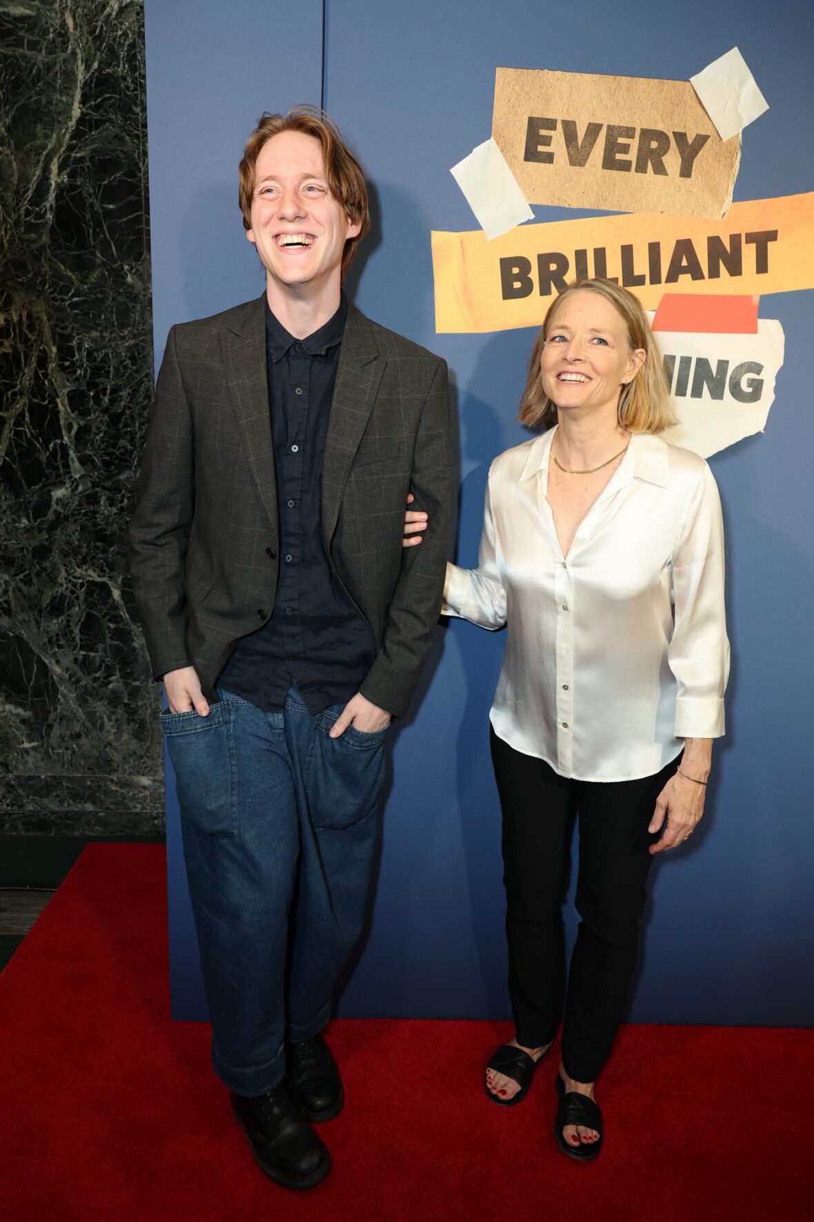 Celebridades na noite de estreia de sua estreia na Broadway
