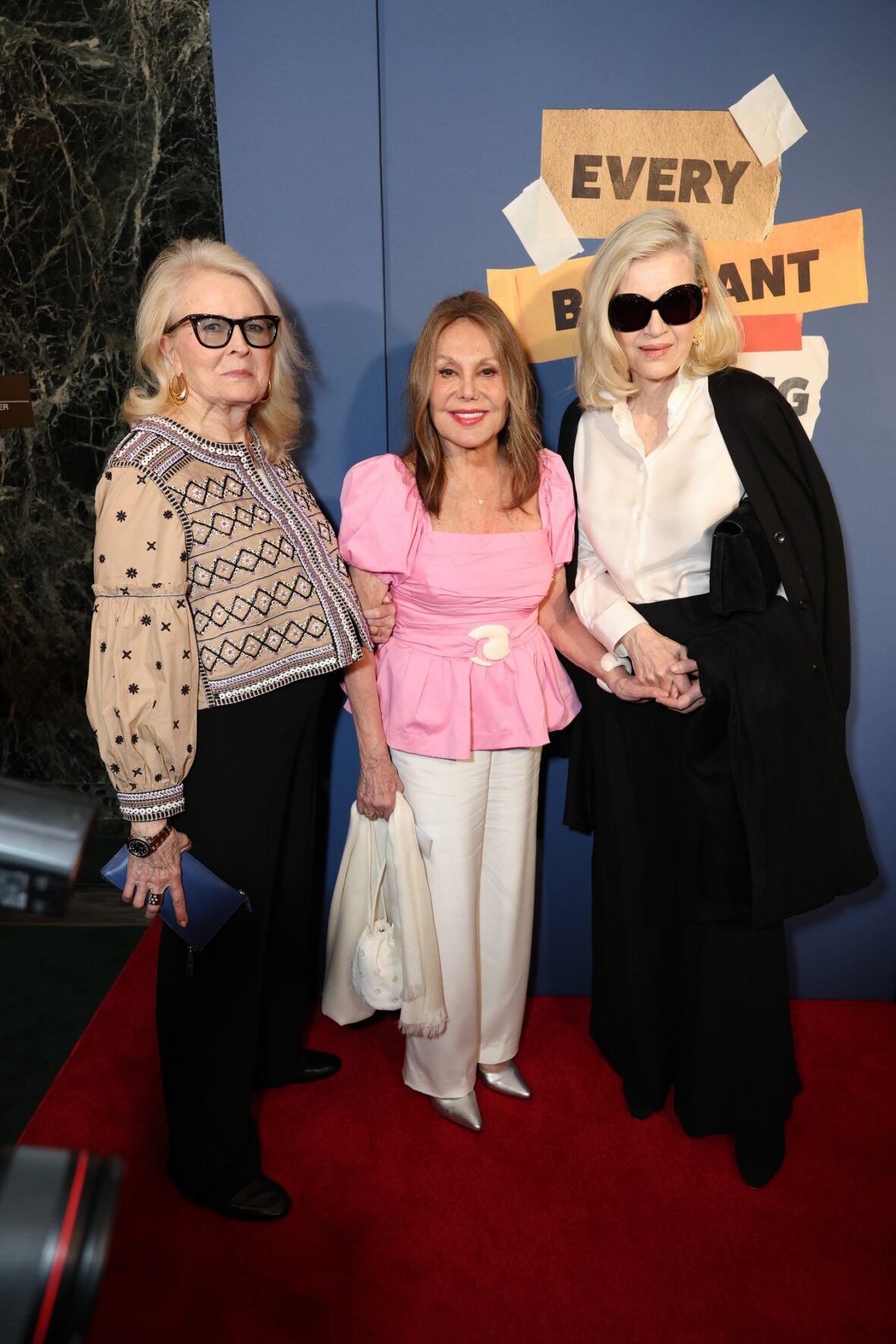 Celebridades na noite de estreia de sua estreia na Broadway