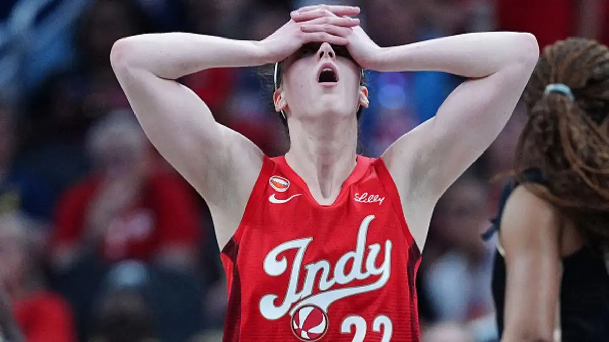 Caitlin Clark ties her own historic record while silencing viral coaching feud. (Photo by Brian Spurlock/Icon Sportswire via Getty Images)