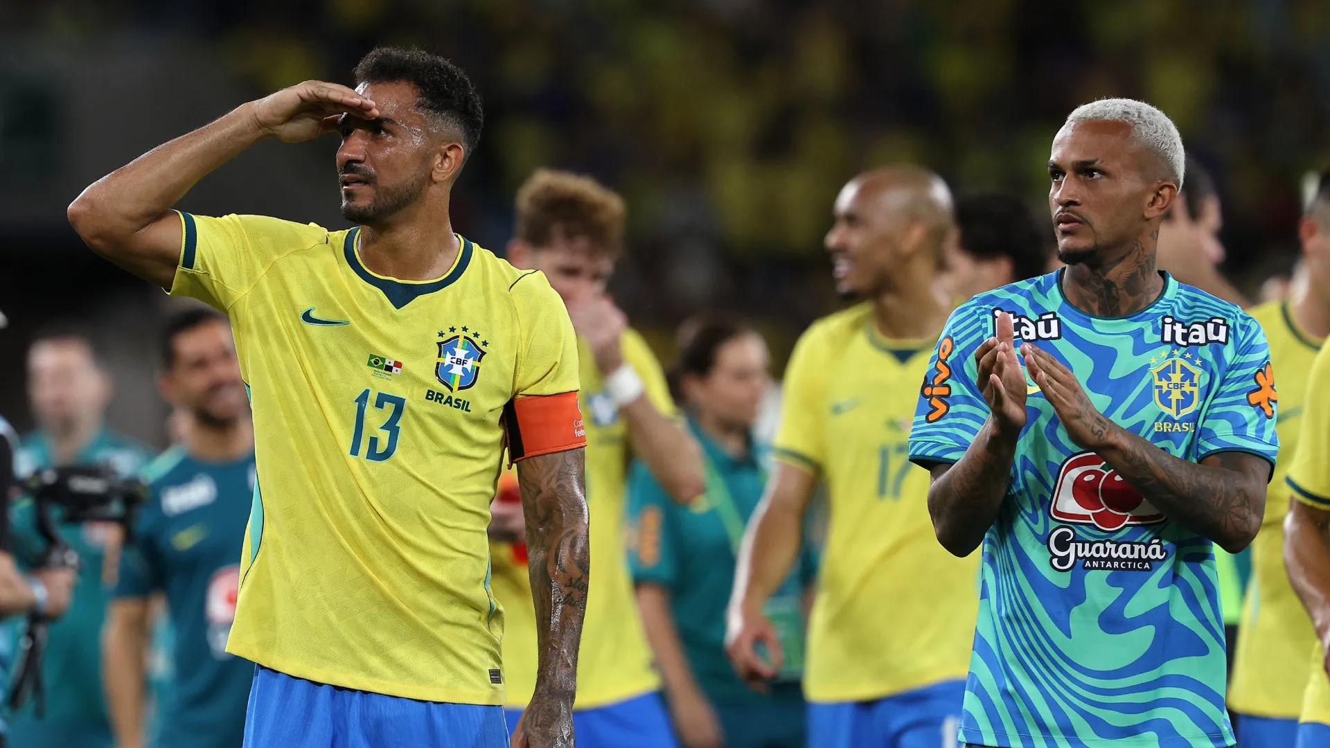 Danilo e Wesley do Brasil.