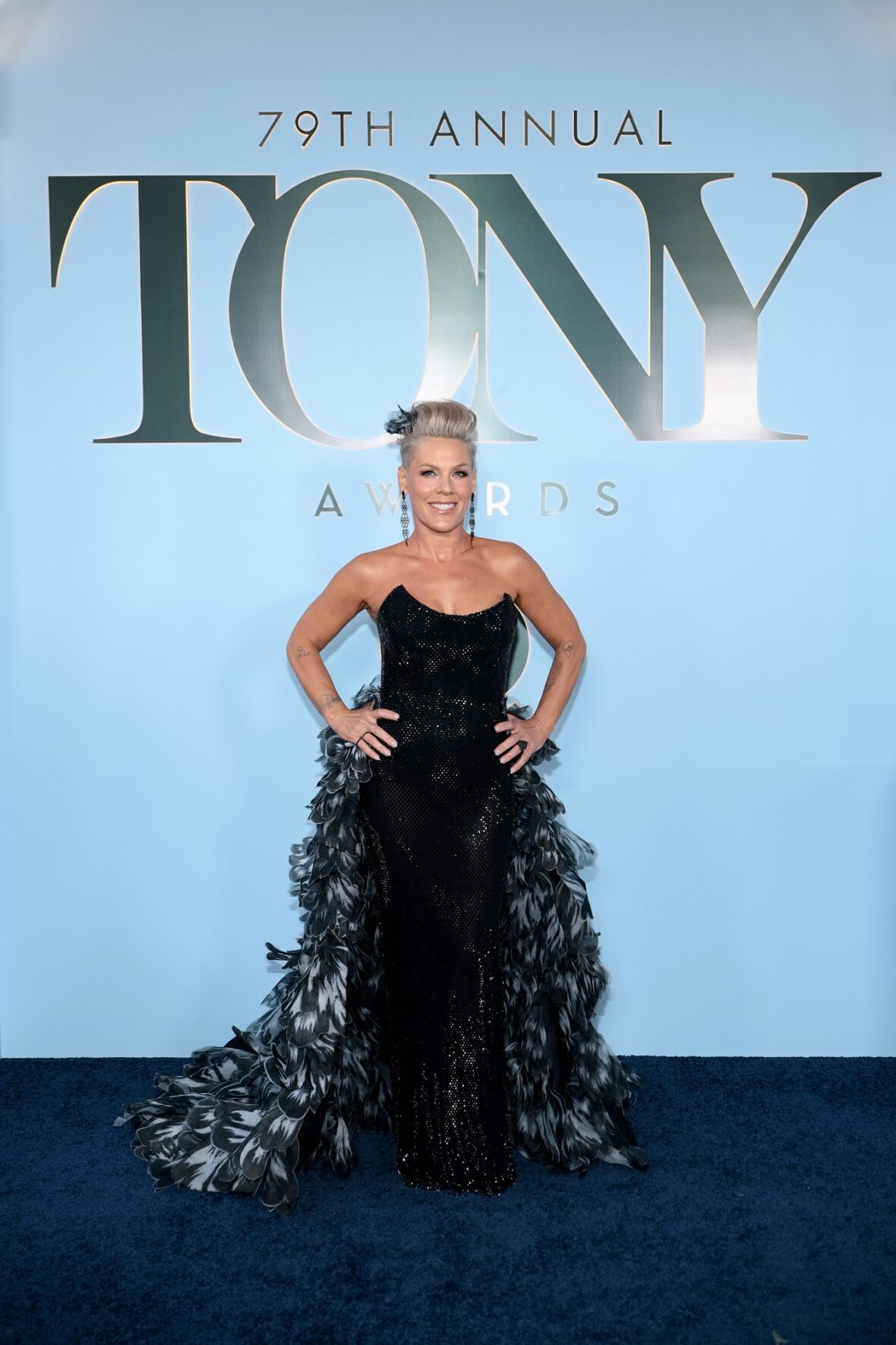 Pink e sua família no Tonys
