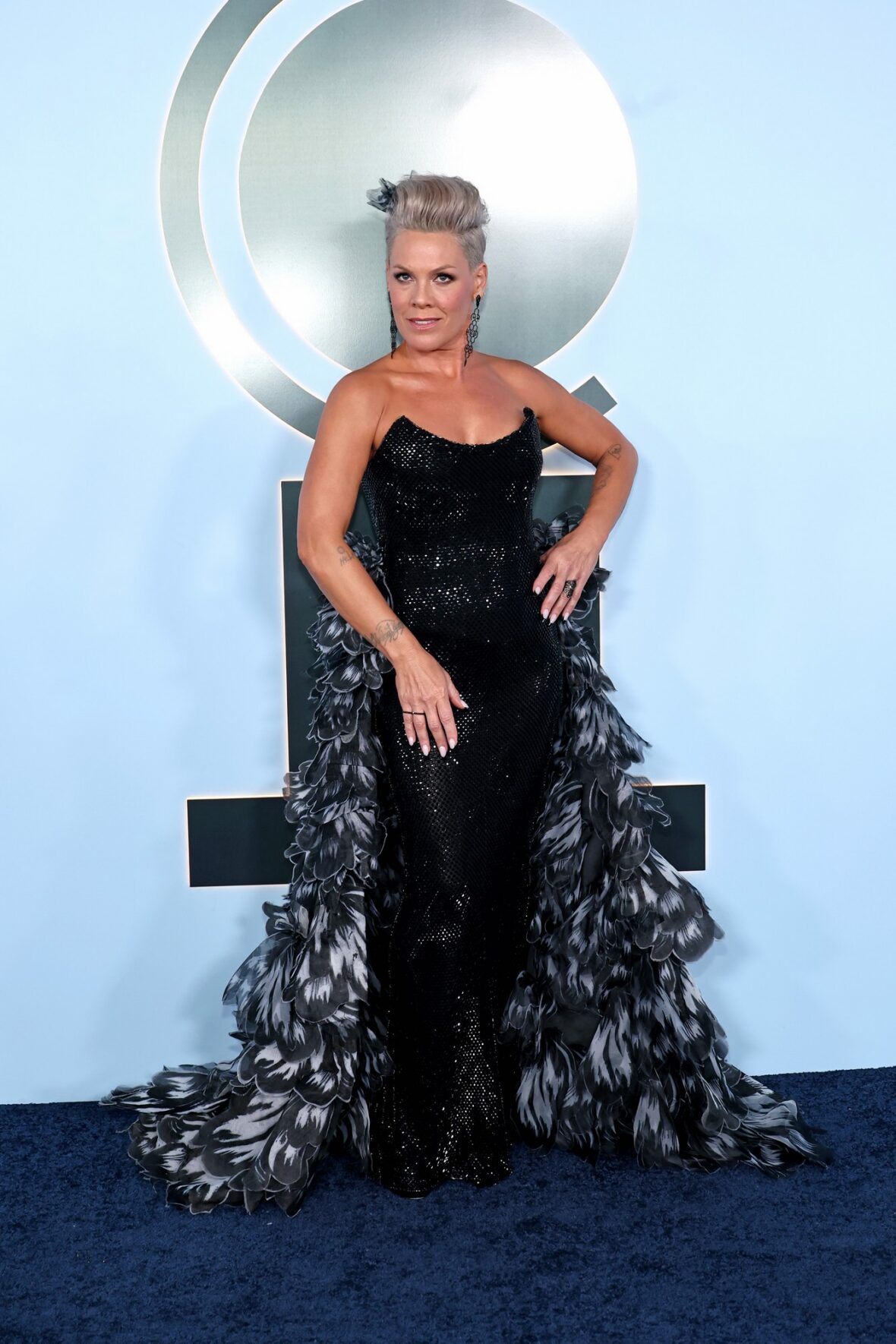 Pink e sua família no Tonys