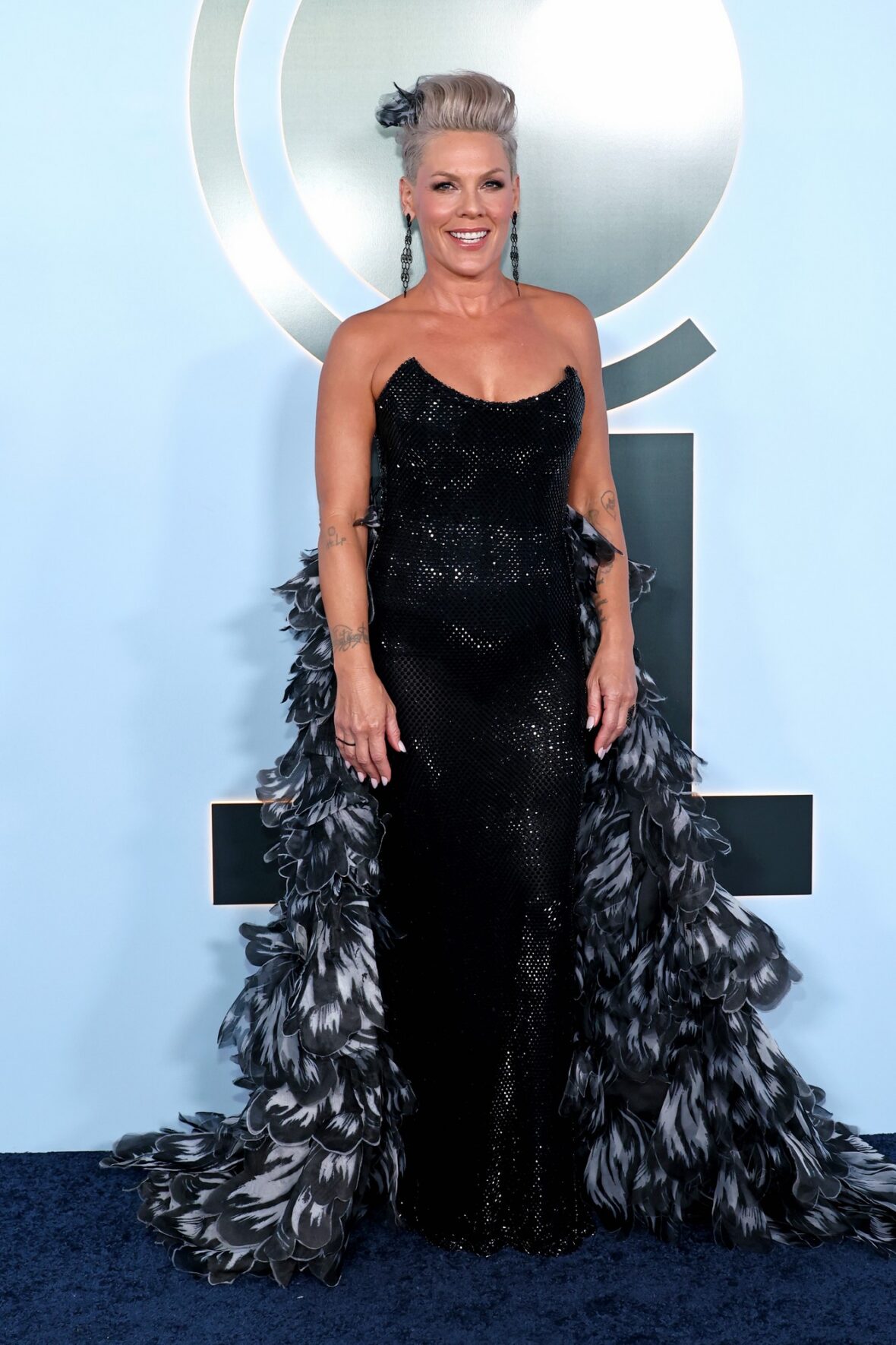 Pink e sua família no Tonys