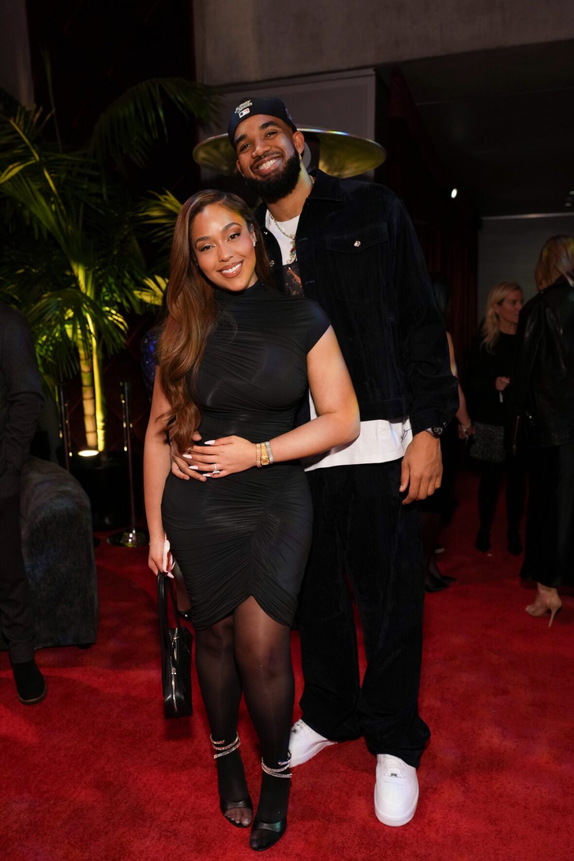 Foto de Karl-Anthony Towns e Jordyn Woods
