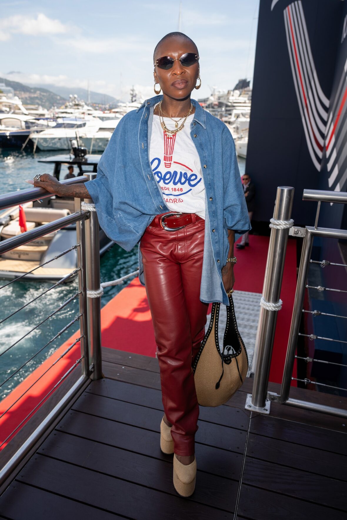 Cynthia Erivo participa do Grande Prêmio de F1 de Mônaco