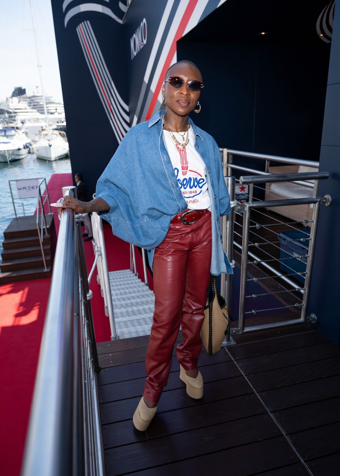 Cynthia Erivo participa do Grande Prêmio de F1 de Mônaco
