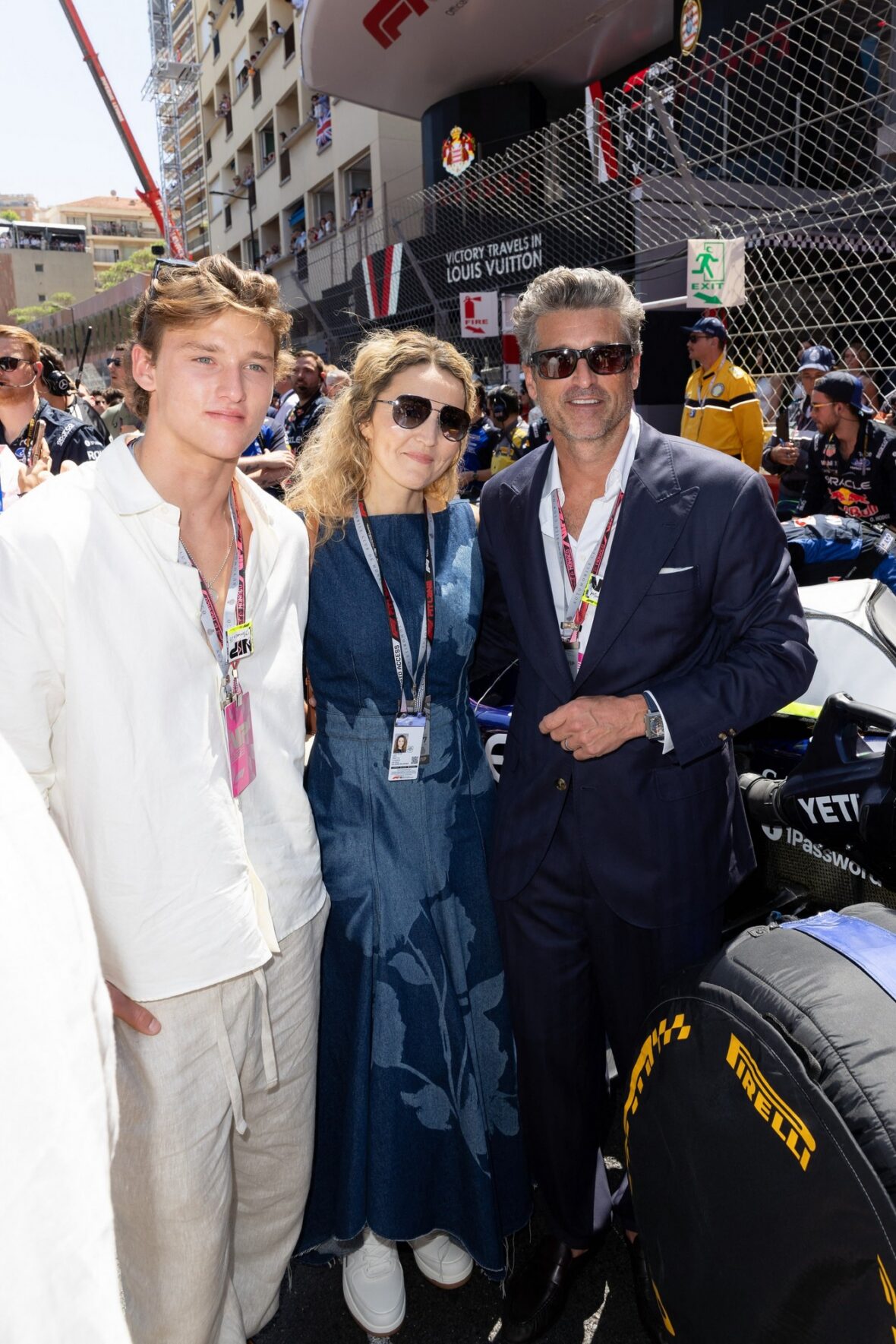 Patrick Dempsey participa do Grande Prêmio de F1 de Mônaco