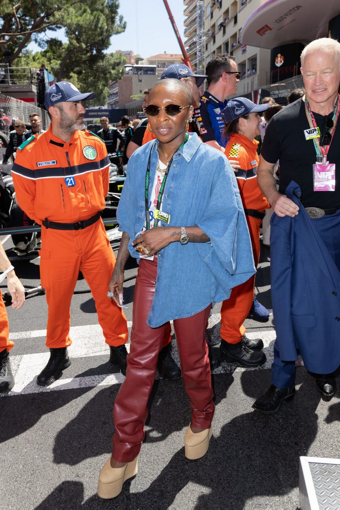 Cynthia Erivo participa do Grande Prêmio de F1 de Mônaco
