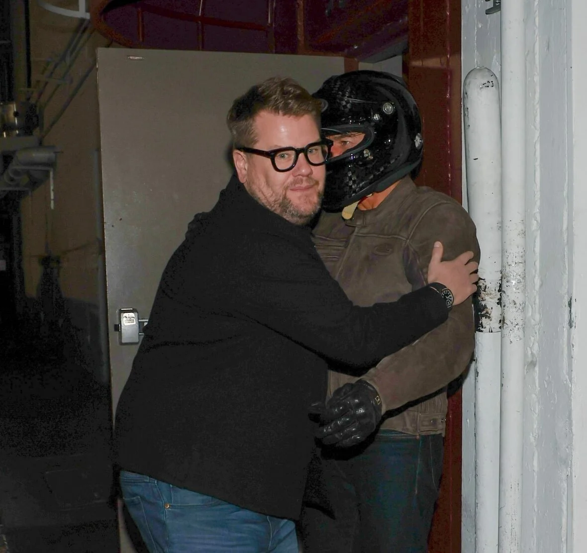 Fotos de Tom Cruise e James Corden