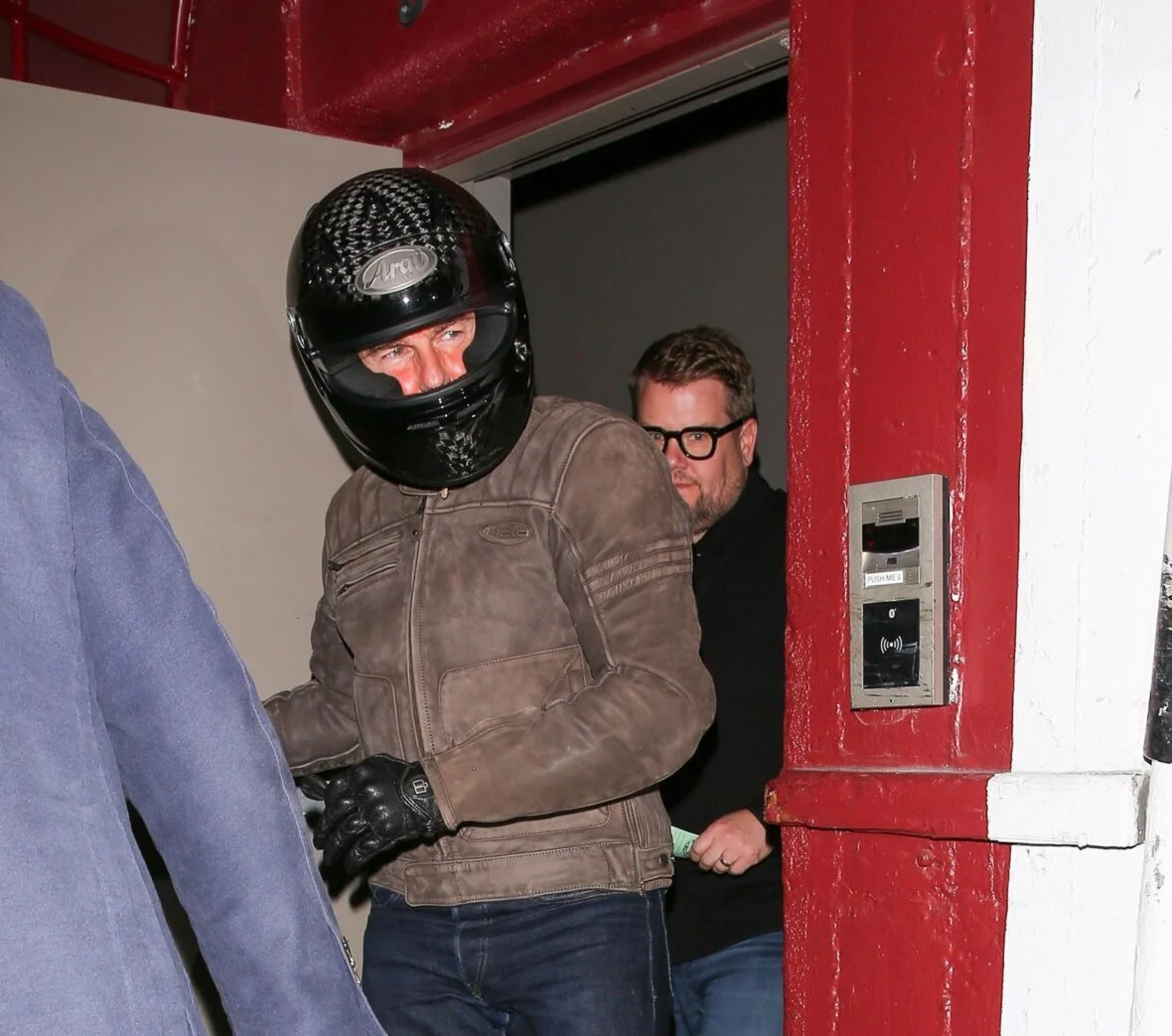 Fotos de Tom Cruise e James Corden