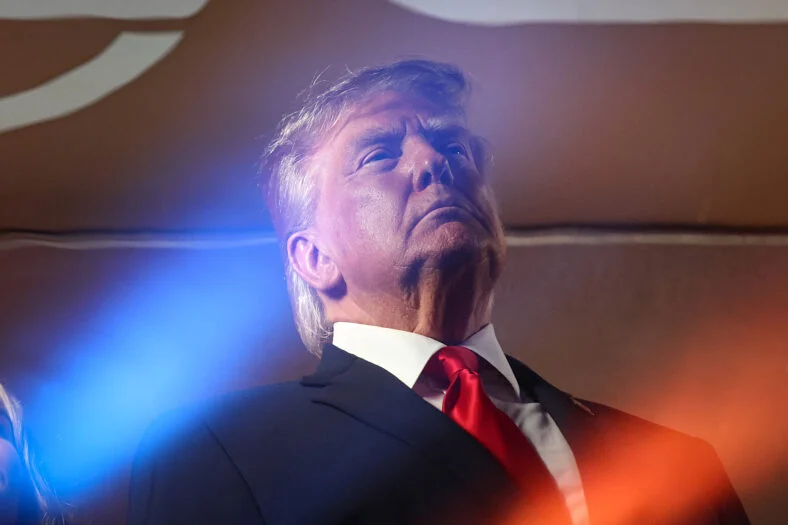 Trump no jogo dos Knicks