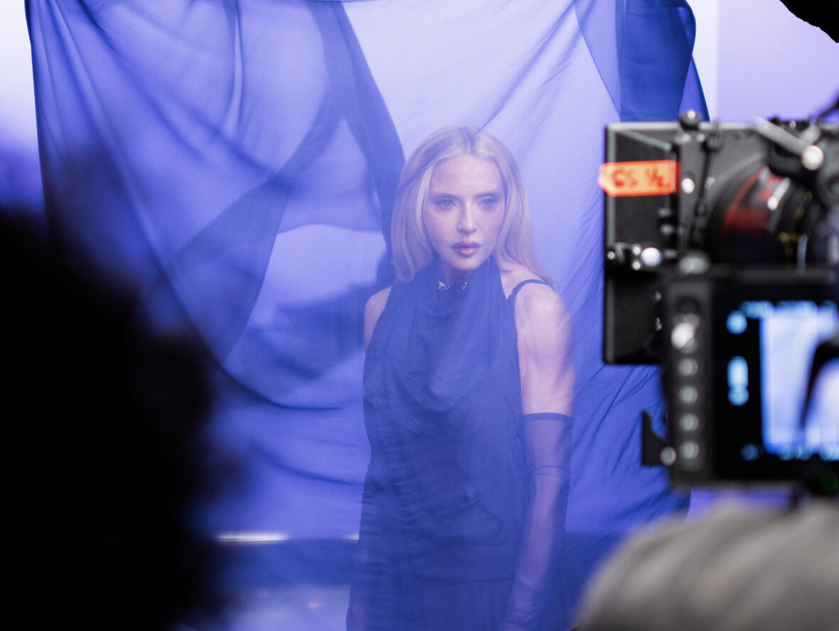 Madonna Kiko Milano nos bastidores da campanha Kiko Show