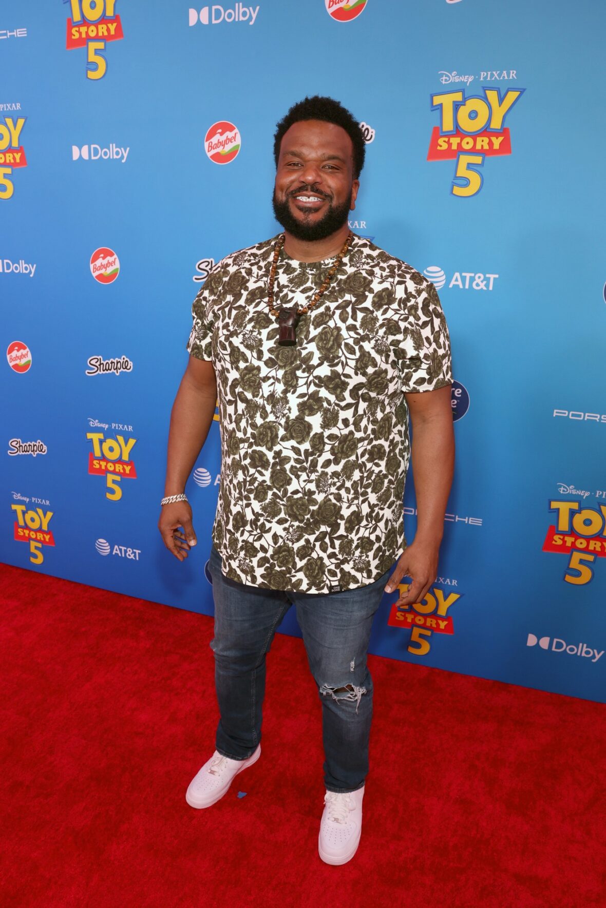 Craig Robinson na estreia de Toy Story 5 em Los Angeles