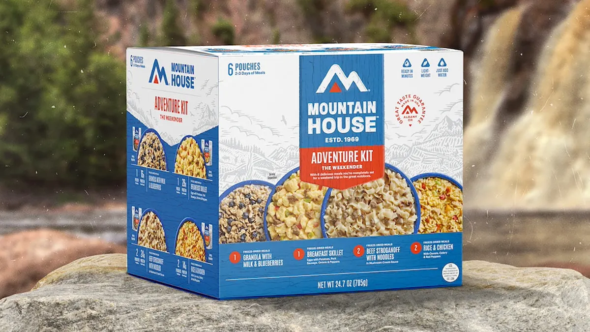 Stock up on freeze-dried meals for camping, hiking or last-minute dinners.