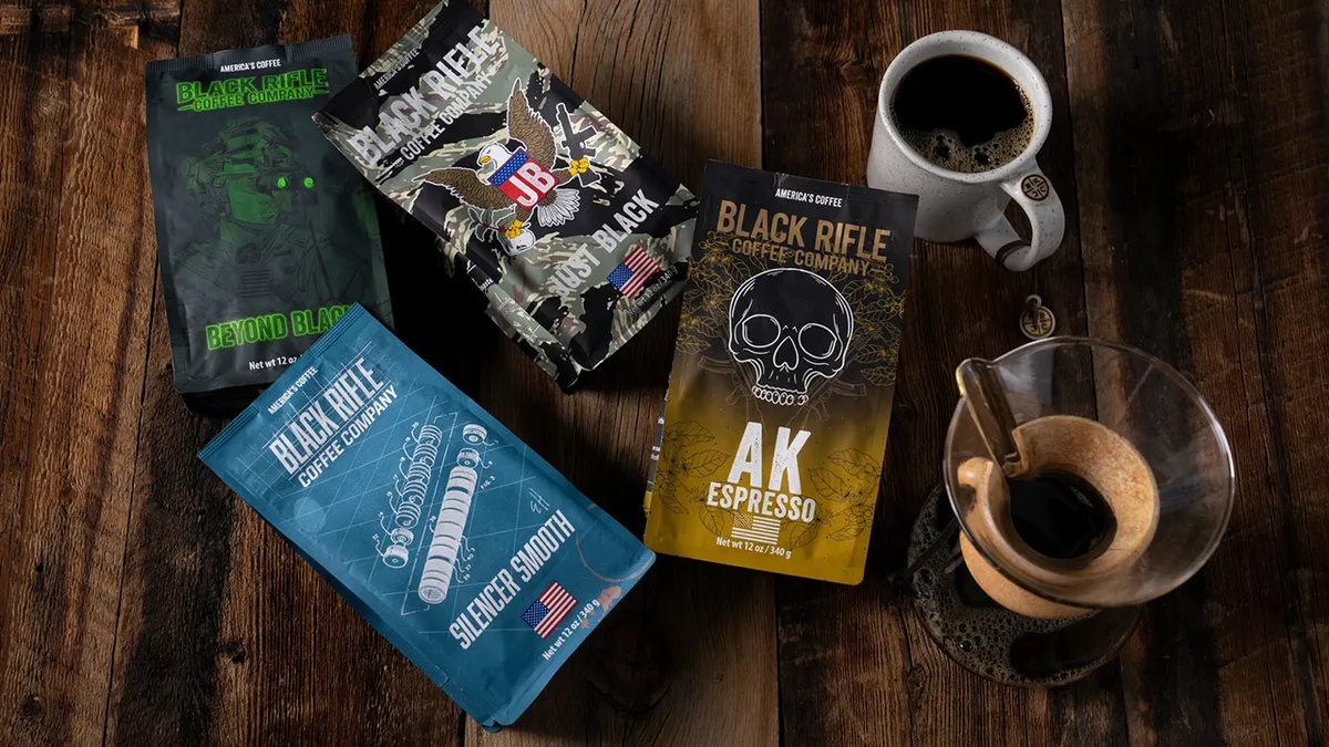 Drink Americana-inspired coffees.