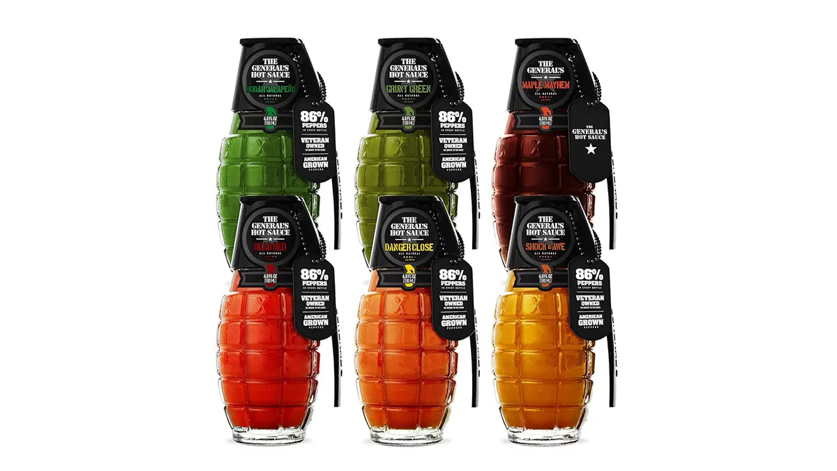 Try military-themed hot sauces.