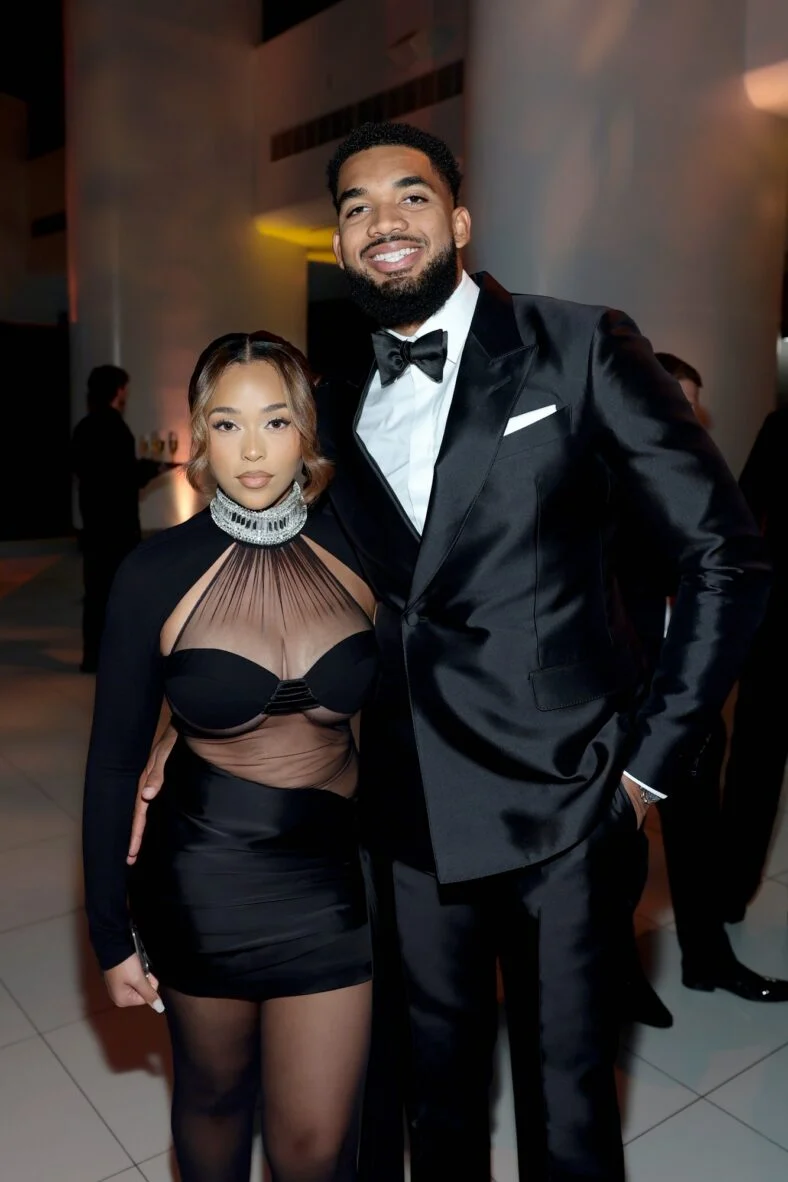 Foto de Karl-Anthony Towns e Jordyn Woods