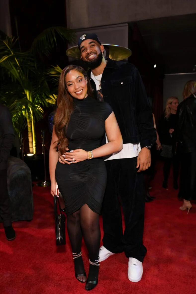 Foto de Karl-Anthony Towns e Jordyn Woods