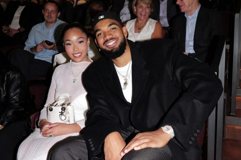 Foto de Karl-Anthony Towns e Jordyn Woods