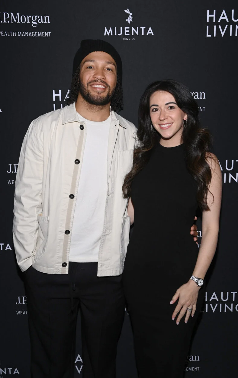 Jalen Brunson e sua esposa Ali