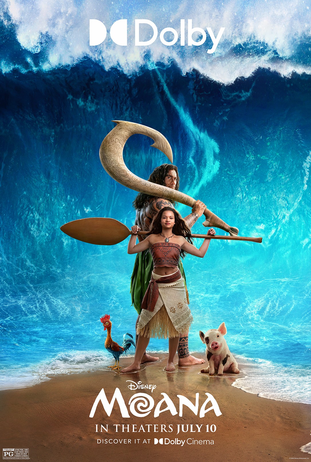 Pôster live-action de Moana Dolby