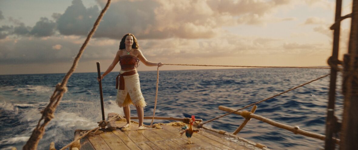 Cena do live-action Moana