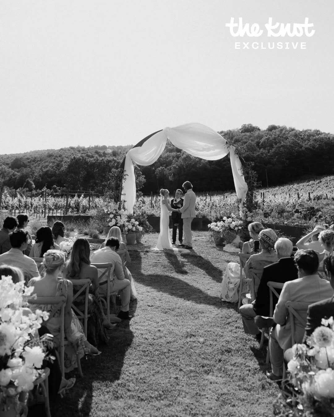 Foto do casamento de Hunter King e Chris Copier