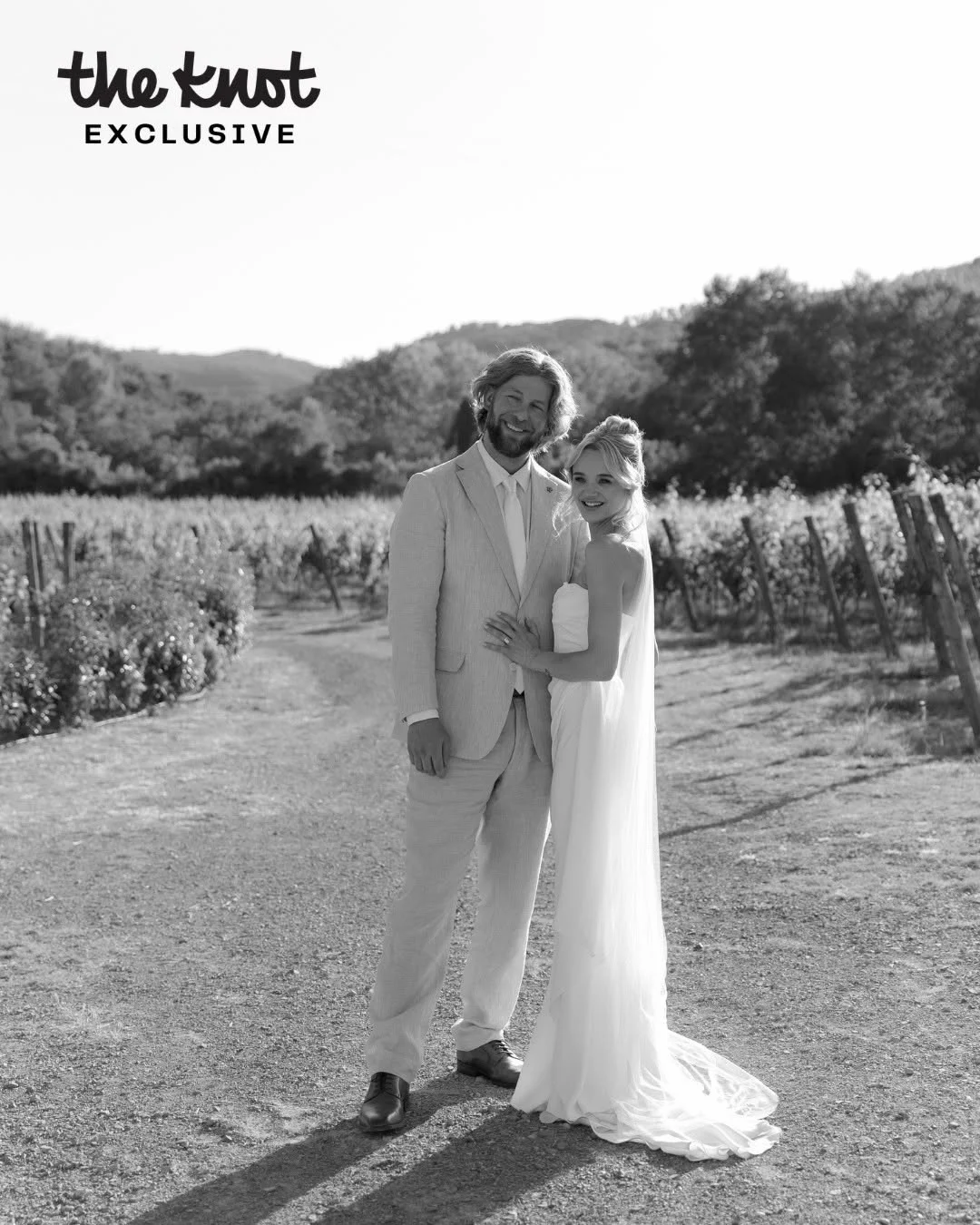 Foto do casamento de Hunter King e Chris Copier