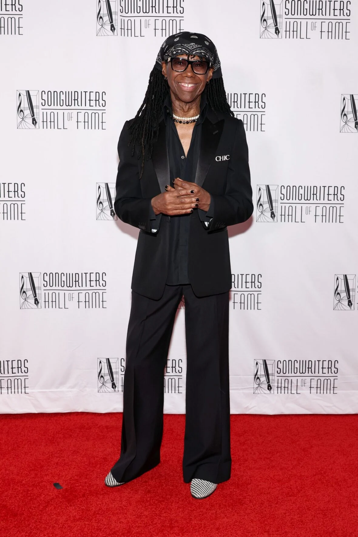 Nile Rodgers na gala de indução e premiação do Songwriters Hall of Fame de 2026