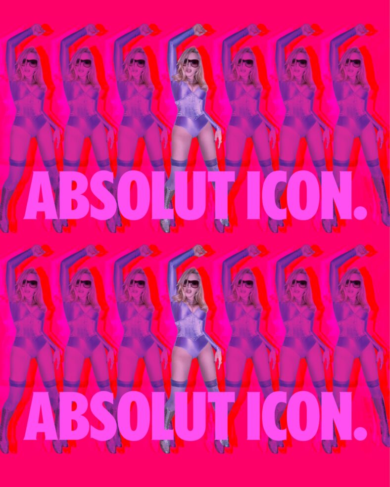 Fotos da campanha Madonna Absolut Icon