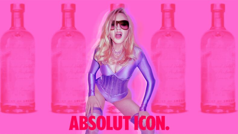 Fotos da campanha Madonna Absolut Icon