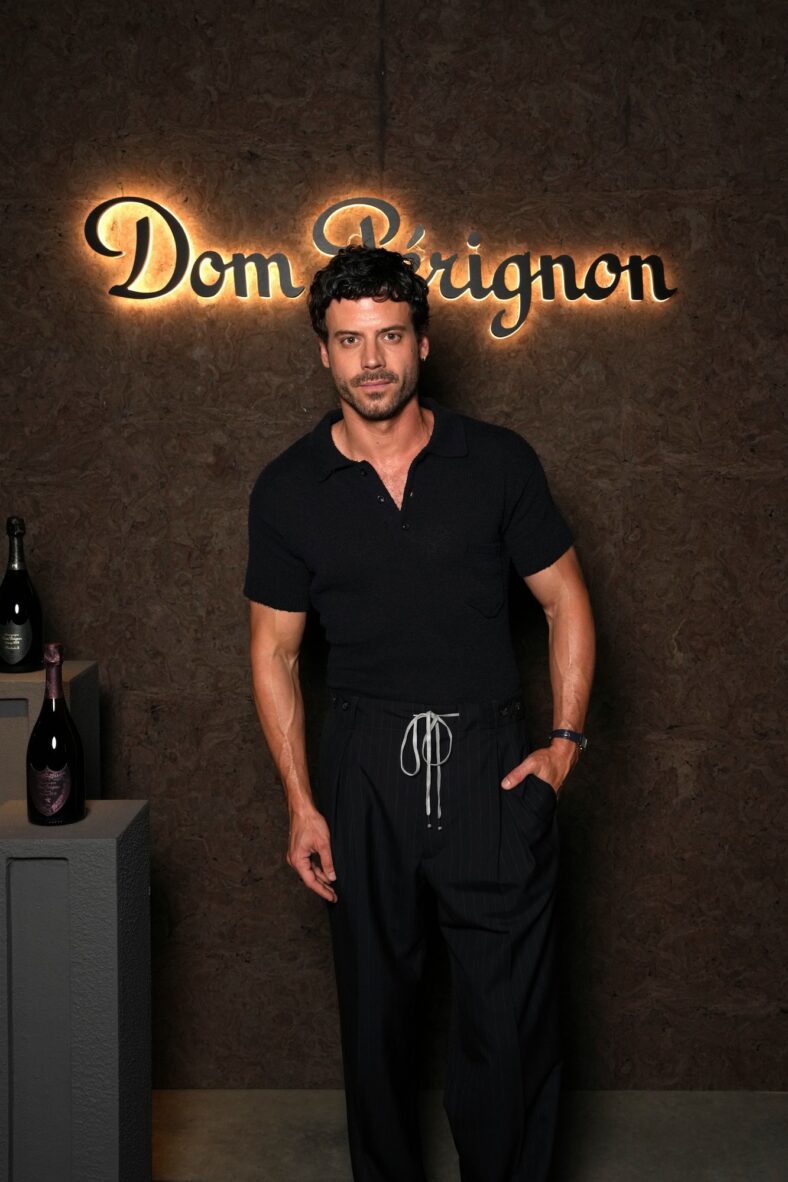 François Arnaud no evento Dom Pérignon Expressões de Harmonia
