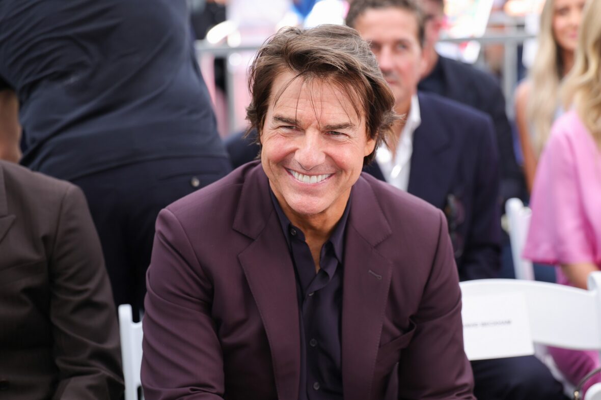 Tom Cruise na cerimônia da estrela de David Beckham
