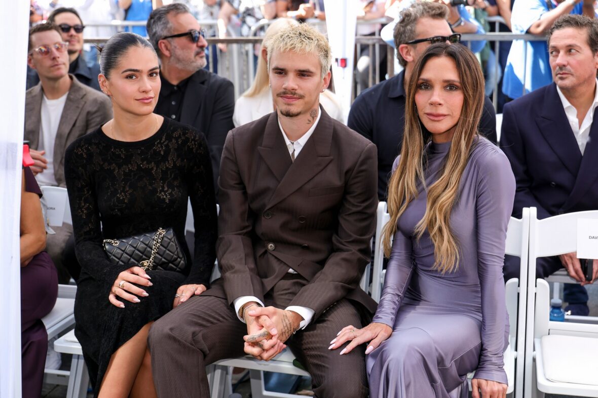 Família Beckham na cerimônia da estrela de David Beckham