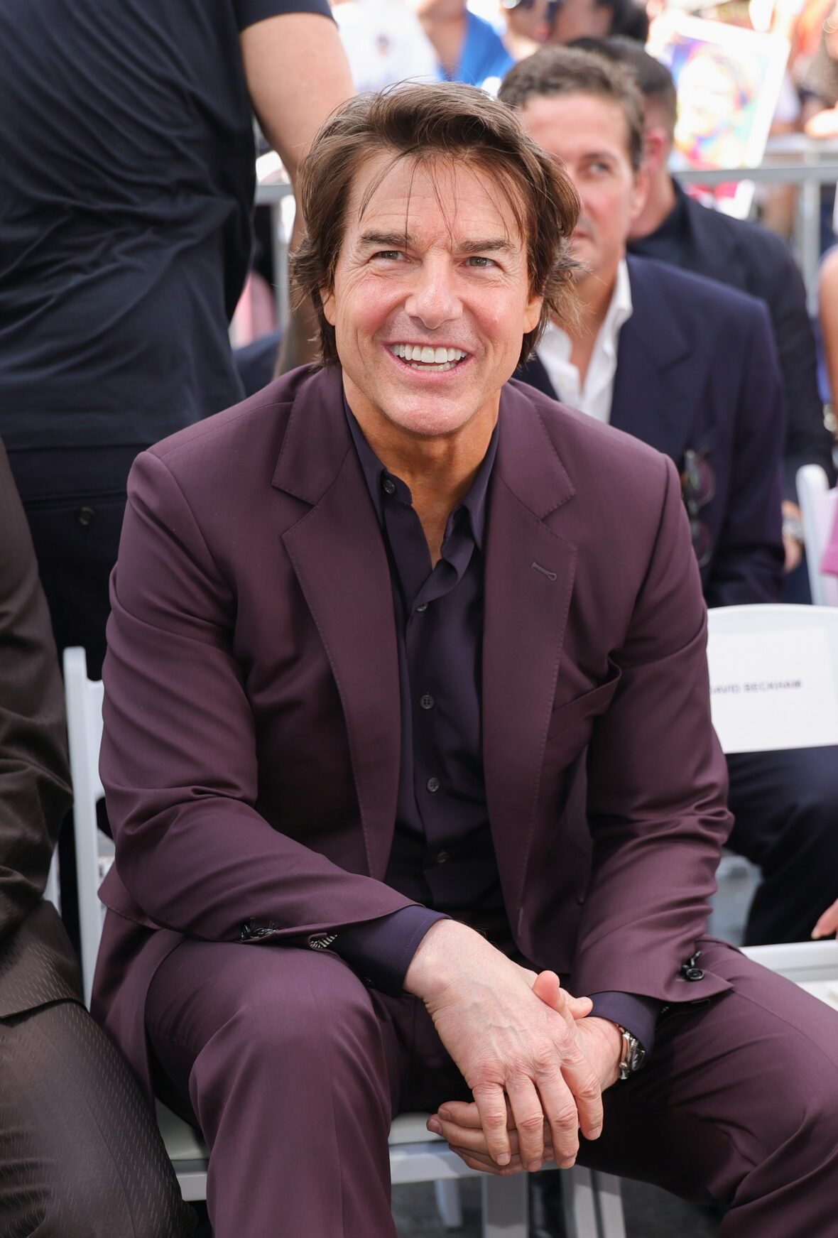 Tom Cruise na cerimônia da estrela de David Beckham
