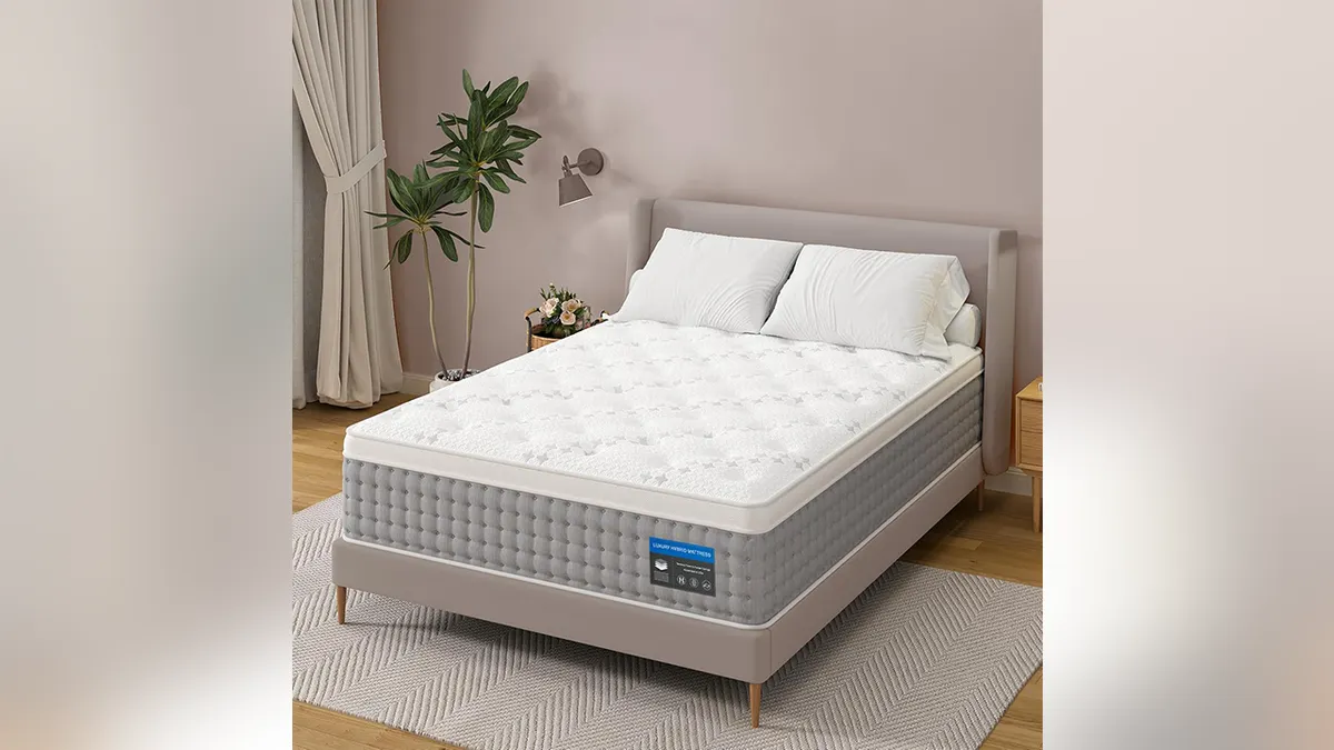 Refresh your sleep setup with this hybrid mattress.