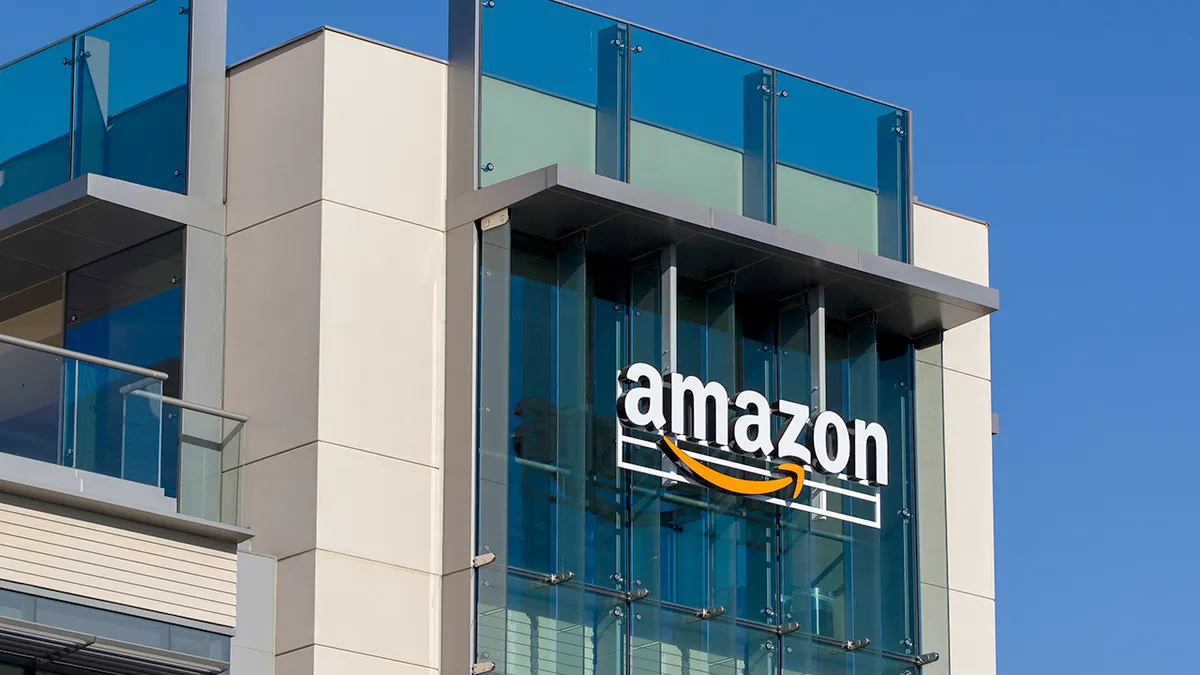 A shot of Amazon's Palo Alto headquarters