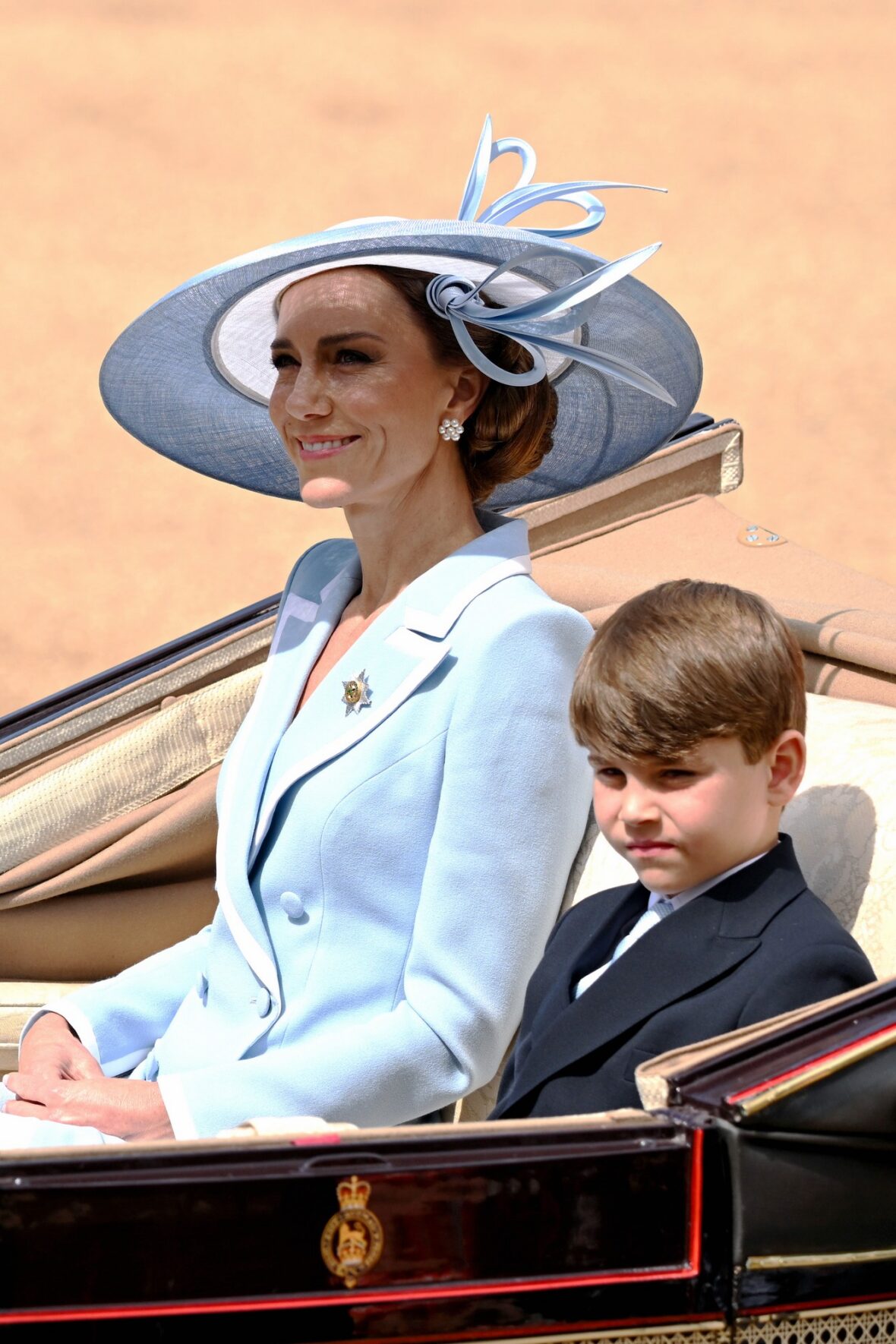 Família Real Britânica em Trooping the Color