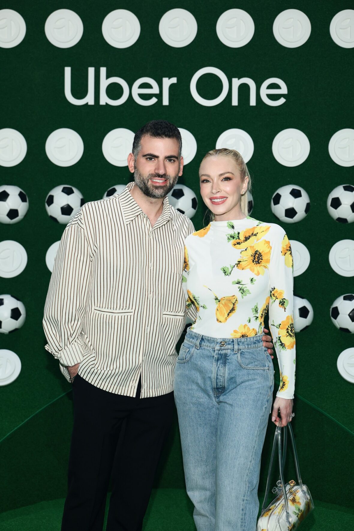Bader Shammas e Lindsay Lohan participam da The One Party by Uber