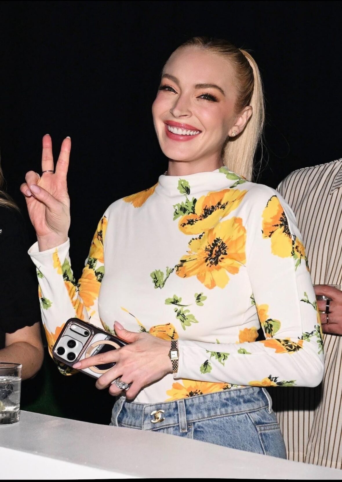 Lindsay Lohan participa da The One Party by Uber em Nova York