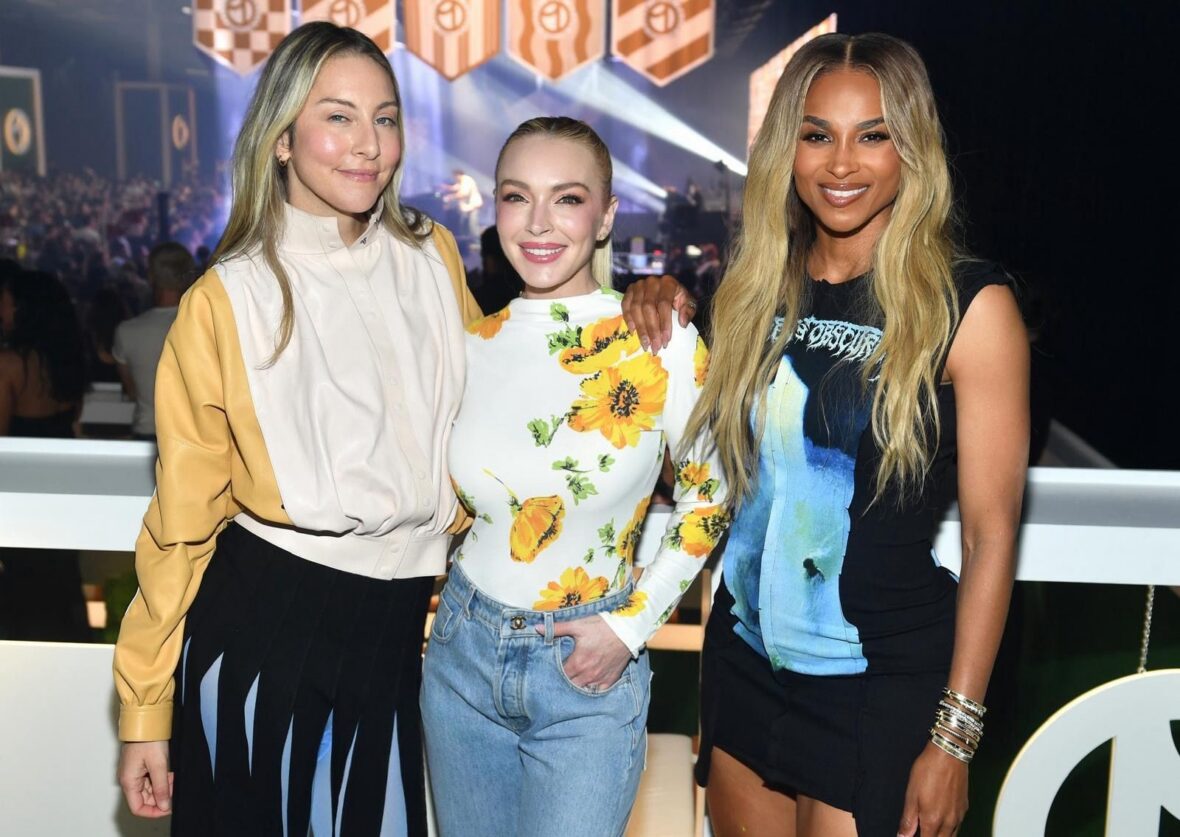 Este Haim, Lindsay Lohan e Ciara participam da The One Party by Uber em Nova York