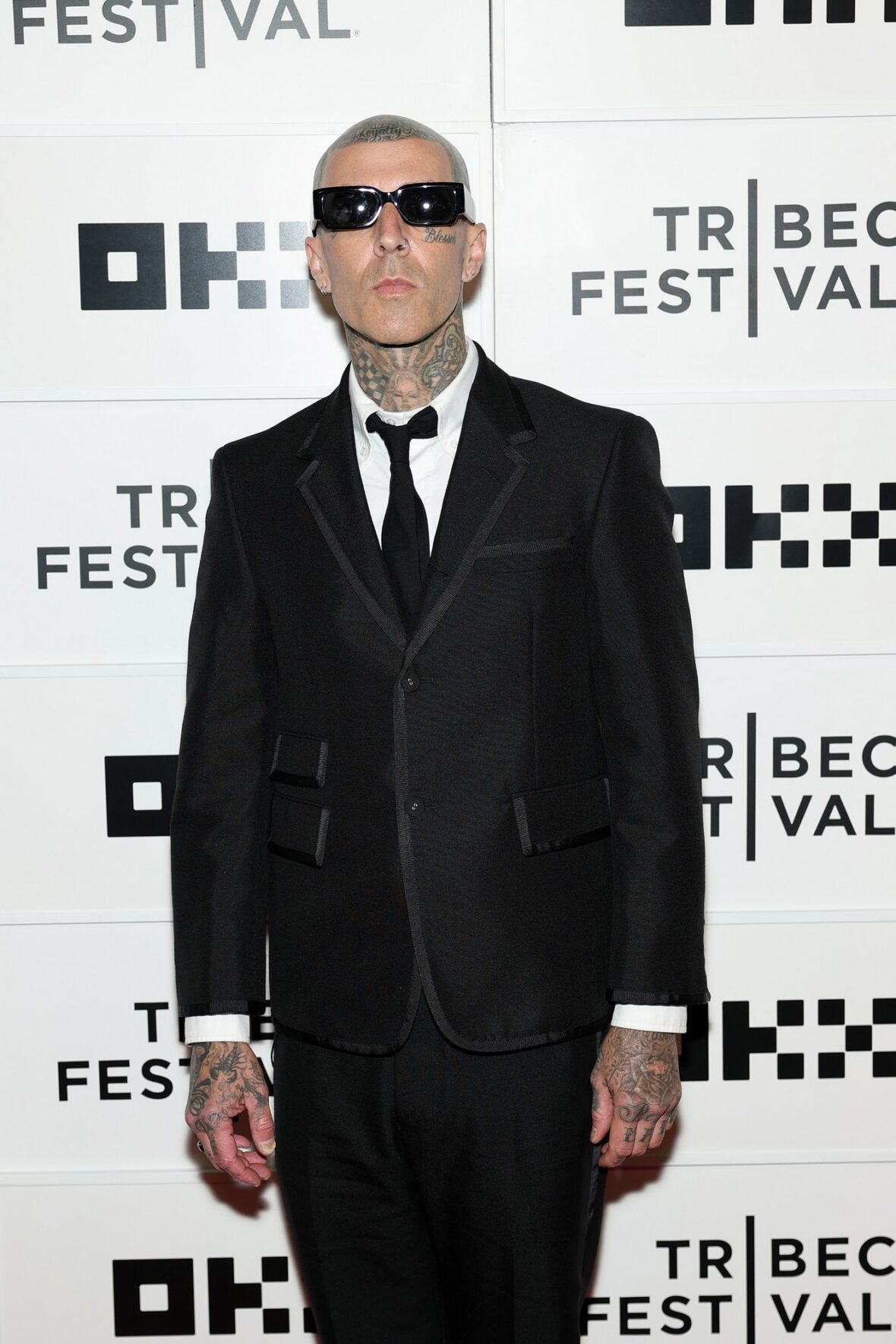 Travis Barker em sua estreia no Tribeca Film Festival
