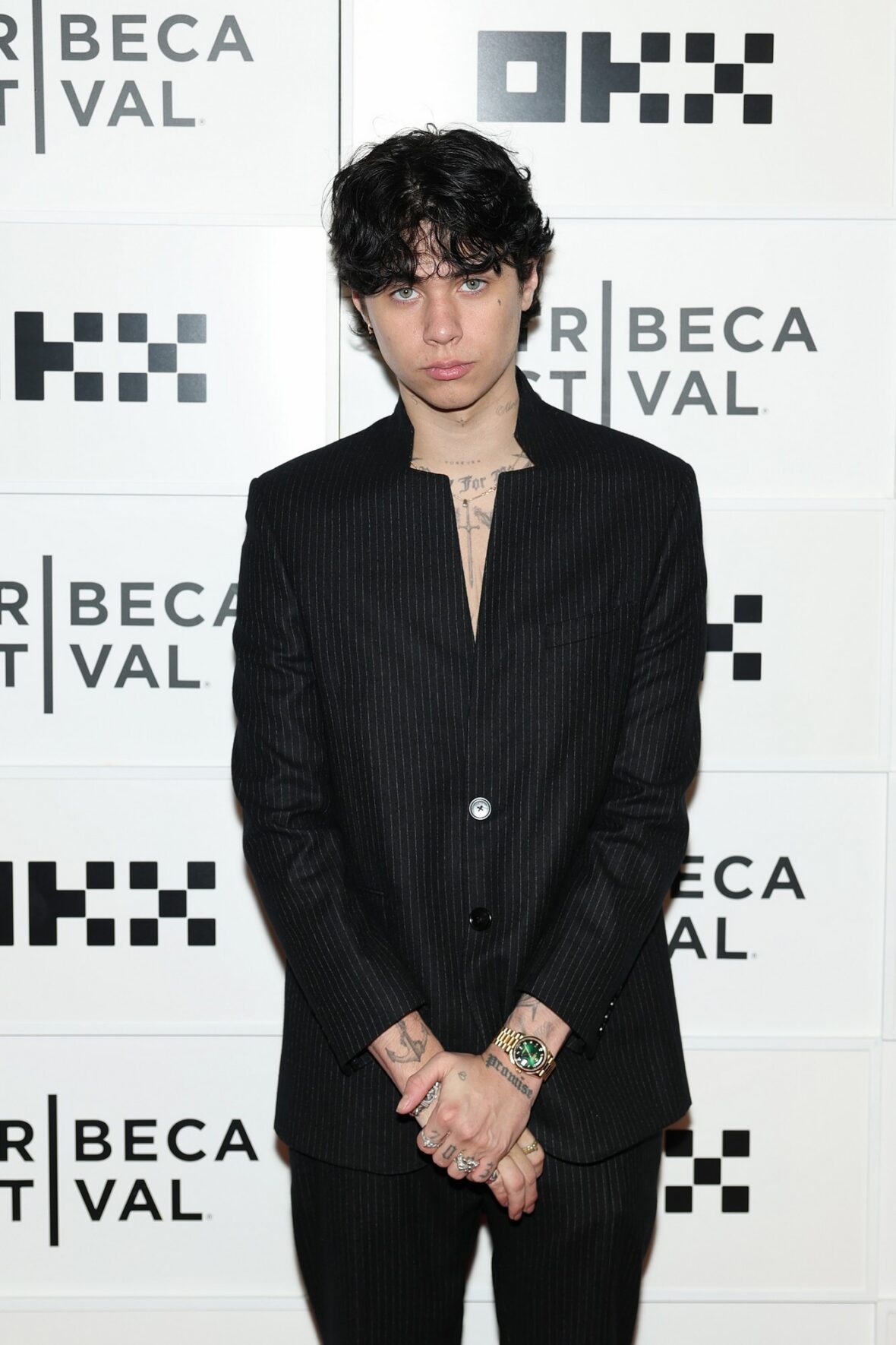 Landon Barker na estreia do documentário de seu pai no Tribeca Film Festival