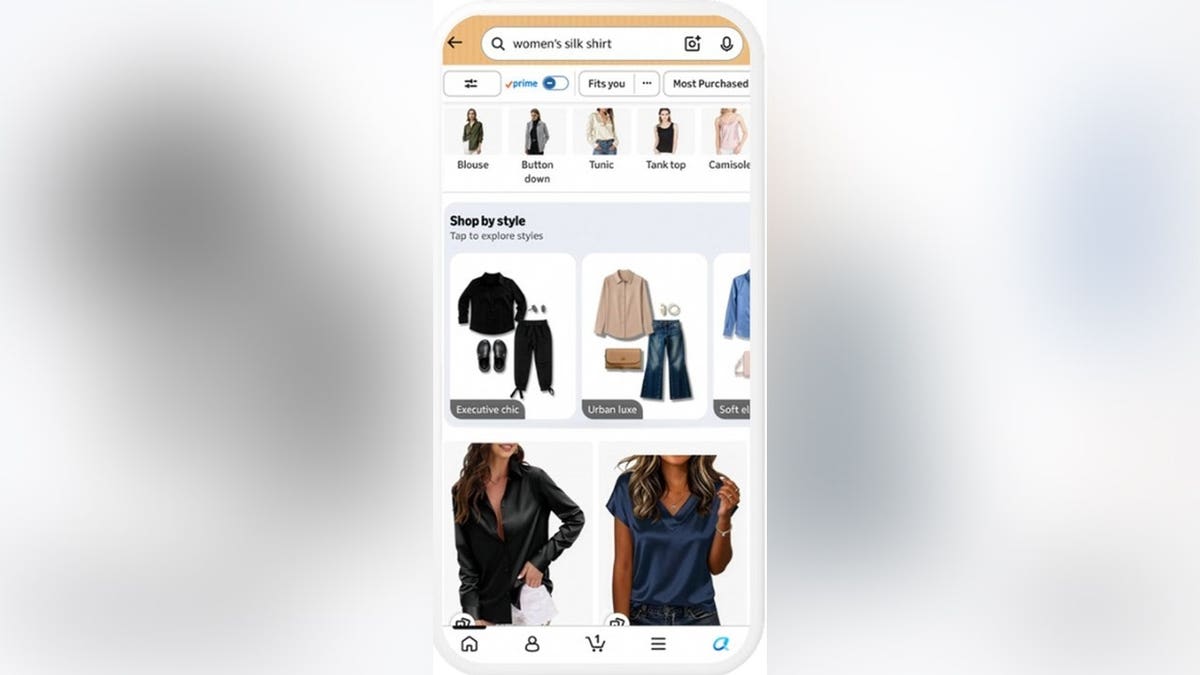 An Amazon shopping page